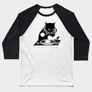 DJ Cat Baseball T-Shirt